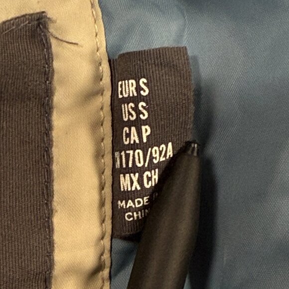 L.O.G.G Label of Graded Goods Jacket Mens Small Blue Hooded H&M Winter Puffer - Picture 3 of 11